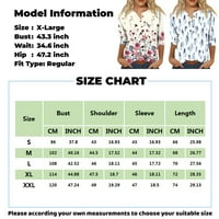 tobchonp винтидж ризи за ръкави за пачуърк за жени Harajuku Top for Women Нови пристигащи летни тениски Whitexxl