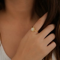 1. CT Emerald Cut Moissanite годежен пръстен орегура изумруден режещ годежен пръстен Мосанит Портован годежен пръстен Подарък за жени, мама