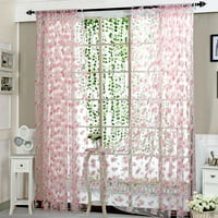 Завеси за затъмняване на wofedyo за спалня цвете чиста завеса тюл прозорец обработка voile drap