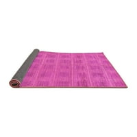 Ahgly Company Indoor Square Checkered Pink Modern Area Rugs, 4 'квадрат