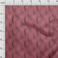 OneOone Viscose Jersey Pink Fabric Moire Fabric за шиене на отпечатана занаятчийска тъкан край двора