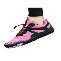 Gomelly Unise Aqua чорапи бос йога йога обувки устойчиви водни обувки антиплъзгащи маратонки жени жени мъже жени мъже атлетика розово 8.5