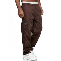 Товарни панталони за мъжки панталони за мъжки панталони Мъжки панталони с много джоба с права крака спорт