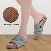 Жени сандали джапанки за жени летни ежедневни сандали обувки за масаж функция
