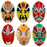 Southwit Flocking Chinese Opera Facial Masks Performance Performance Party Supplies Домакински консумативи