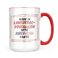 Neonblond American Parts, но направени в Langedoc-Roussillon халба подарък за любители на чай за кафе