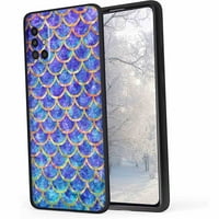 Флорален калъф за телефона за Samsung Galaxy A 4g за женски мъжки подаръци, мек силиконов стил удари- флорален калъф за Samsung Galaxy A 4G