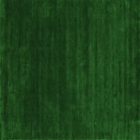 Ahgly Company Indoor Square Abstract Green Contemporary Area Rugs, 7 'квадрат