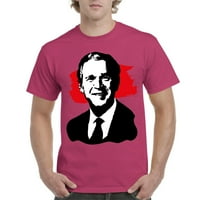 - Мъжки тениска с късо ръкав - президент Джордж W Буш