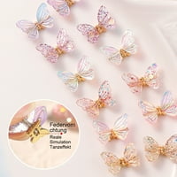 Aurora Magic смола тренировка за нокти с пролетни танцуващи аксесоари за нокти на пеперуди - Style: Style1;