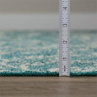 Addison Rugs Fairfa 2'3 7'5 Традиционен килим за бегач на тъкани в аква синьо