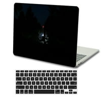 Kaishek съвместим MacBook Pro S Case Издаден модел A1398, Пластмасов капак на черупката на твърд калъф + черен капак на клавиатурата, червена серия 0629