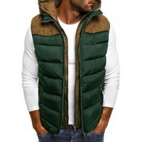 Cuoff Men Vest Jacket Men's Hoodie Есен зима цип мода цветна жилетка с жилетка от жилетка отгоре