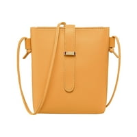 Alloet жени кофа раменна чанта солидна чанта за мода модна чанта чанти чанта по чанта