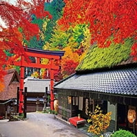 Beverly Jigsaw Puzzle Kyoto Teahouse, боядисан през есента 51-264