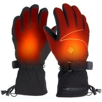 Отопляеми ръкавици Зимни топли сензорни екрани ски ръкавици за мъже жени Електрически отоплителни ръкавици Ръчно затоплящи се за външно катерене Пешеходни ски колоездене