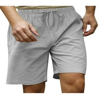 Keeccty мъже Основно издърпване на изрязани панталони ежедневни шорти за спално бельо