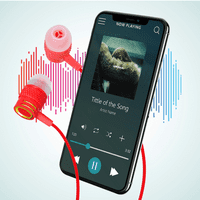 Urban R кабелни слушалки в ухо с микрофон за Icemobile G LTE с кабел без заплитане, шум, изолиращи слушалки, дълбоки баси, в силиконови съвети за ушна пъпка