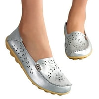 Daznico Womens Shoes Fashion Women's Disherable Up обувки Плоски обувки Небрежни обувки Обувки за жени Сребро 9.5-10