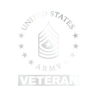 - Сержант Основен ветеран Американска армия Стикер Стикер Декал Намаляване - самозалепващо винил - устойчив на атмосферни влияния - Произведено в САЩ - много цветни и размери - SGM Or- e9