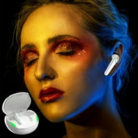 Solacol високоговорители Bluetooth Wireless със светлини 5. Безжични Bluetooth слушалки Игра, посветена, в ухото с ниско латентност Бизуално бинаурално стерео, хладно дишане
