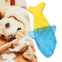 Gwong Dog Cooling Toy Топлинна повдигаща костна форма TPR устойчива на ухапване на домашен любимец моларна играчка за лято