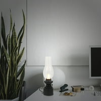 Ретро LED керосинова лампа декор винтидж LED керосин светлина орнамент за дома