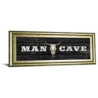 Класично изкуство в. Човек пещер-бивш от Redneck Riviera Framed Print Wall Art