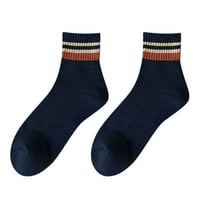 Ивицирани вълнени зимни зимни дебели и удобни топли мъже средна дължина ежедневни чорапи