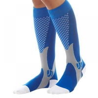 Компресионни чорапи за мъже жени, чорапи за поддръжка на разтягане, по -добър кръвен поток, под чорапи на коляното