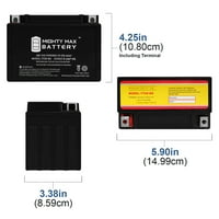 YTX9-BS SLA Battery Batteryment за Peugeot LXR 2009-2013