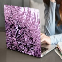 Kaishek само съвместим най -новият MacBook Air Case Model A M1 A2179 A1932, пластмасов капак на калъфа с твърда обвивка, цвете 0054
