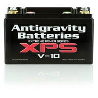 Антигравитационни батерии - леки състезателни мотоциклетни литиеви йонни батерии - XPS V- Ляво отрицателни - Паундс - CCA - Само за раса Използване