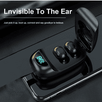 Безжични слушалки за ZTE Blade Премиер с потапящ звук вярно 5. Bluetooth в ухо слушалки с 2000mah зареждане на калъф стерео обажда се допирен контрол IP Deep Deep Bass