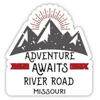 River Road Missouri Souvenir Vinyl Decal Sticker Adventure очаква дизайн