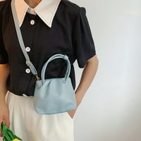 Yucurem Fashion Women Pu плисирана чанта за пратеник дами от най-добри дръжки чанти