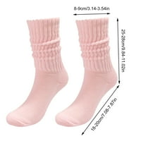 Чорапи на глезена за женски чорапи твърди цветни чорапи на екипажа цветни леки памучни чорапи