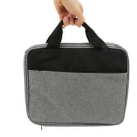 Калъф за лаптоп, водоустойчив тъмносиво платно удобна чанта за лаптоп за офис