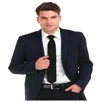 Мъжки класически солидна лилава сватбена врата вратовръзка