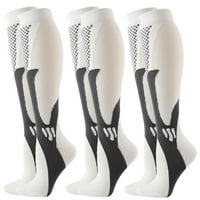 Elbourn 3-PAIR Medical Sport Compression Socks Men, Hg Run Nurse Thics за оток диабетични варикозни вени