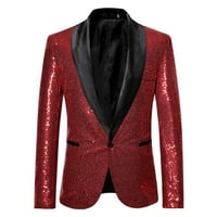 Костюми за мъже мъже стилни солидни костюми Blazer Business Wedding Paint Outwear Jacket Tops Blouse