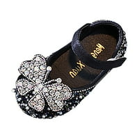 Детски обувки перлени кристали, блестящи деца принцеси обувки бебета обувки за парти и сватбени танцуващи обувки бебешки дрехи дрехи