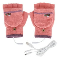 Двустранно отопление Женски ръкавици USB акумулаторни еластични зимни топли ръкавици GS92