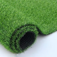 GOASIS Lawn Artificial Grass Turf 10x95ft, Височина на купчината Персонализирани размери Зелена изкуствена трева килим за вътрешна външна градинска морава
