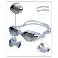 Плувни очила, плувни очила няма изтичане против мъгла UV защита Кристално ясно виждане триатлон плувни очила с безплатна защита за защита за възрастни мъже жени младежки тийнейджъри, черно