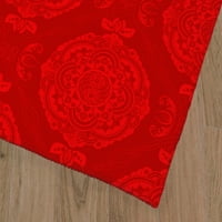 Червен килим на открито от Kavka Designs