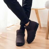 Anuirheih зимни ботуши жени обувки водоустойчиви снежни обувки плоски ежедневни ботуши глезени плюс размер обувки в продажба