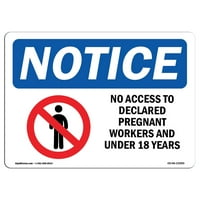 Забележете знаци - Забележете, че няма достъп до бременна под години