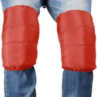 Чифт зимни колоездачни подложки за коляно Руното облицовани коляни затоплящи студено-устойчиви ски опашки на коляното Регулируеми външни брекети на коляното Университе