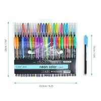 Poweradd Colors Gel химикалки Комплект съвет с размери фина точка за оцветяване на книги